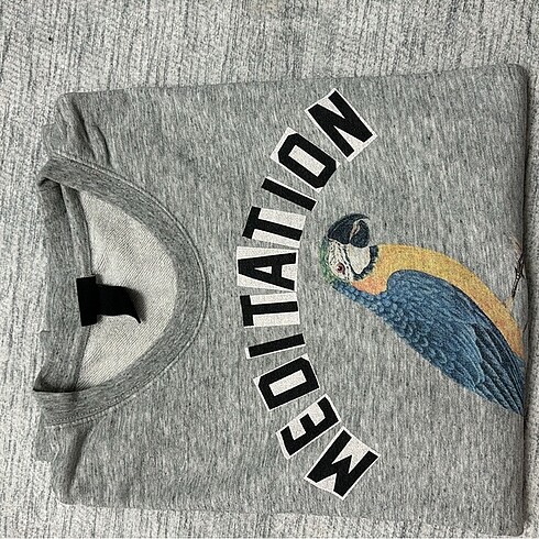 m Beden gri Renk H&m unisex kazak