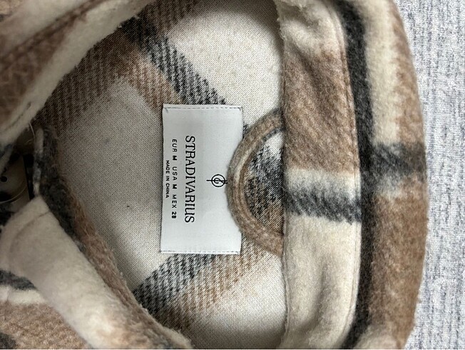 28 Beden camel Renk Stradivarius gömlek ceket