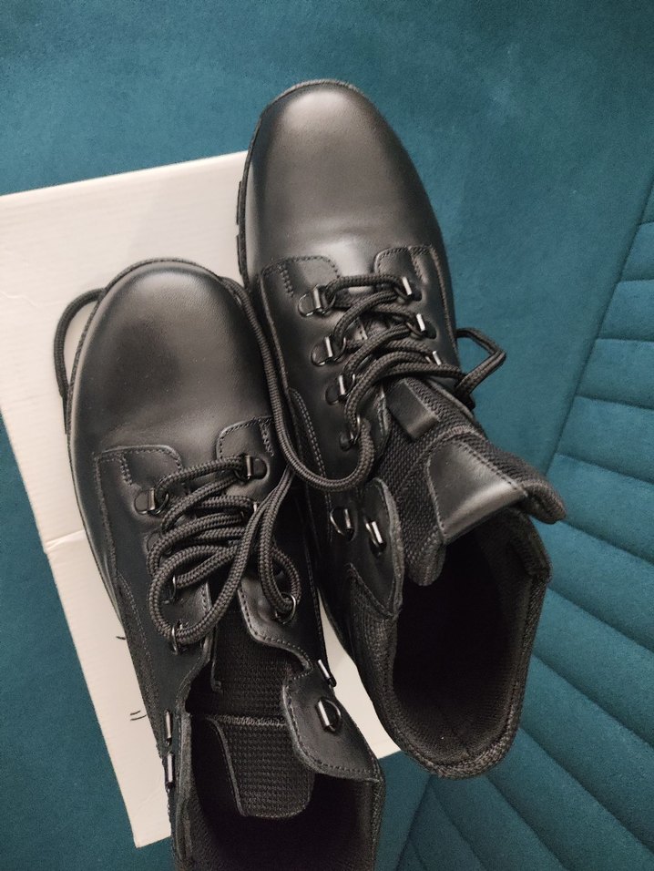 Siyah Kemer Detaylı Erkek Sokak Stili Bot - Görsel 4