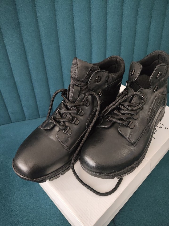 Siyah Kemer Detaylı Erkek Sokak Stili Bot - Görsel 3