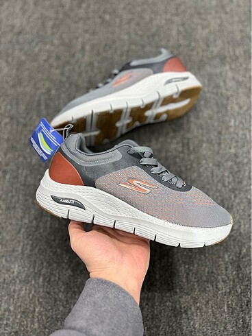 42 Beden gri Renk Skechers Sneaker