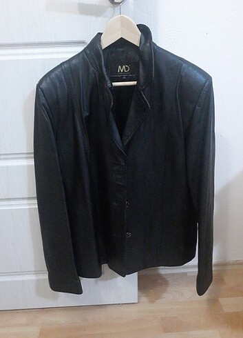 MD (Authentic Leather) Siyah Ceket