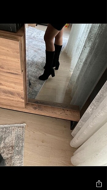 38 Beden siyah Renk Çorap çizme