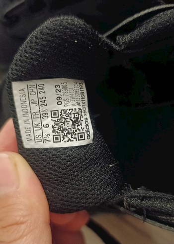 38 Beden kadın orjinal tertemiz adidas galaxy 6w spor ayakkabi