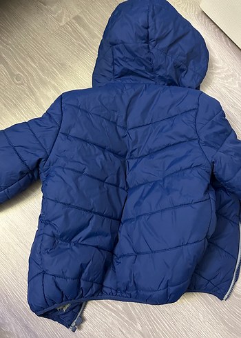 Erkek Çocuk Parlak Mavi Fermuarlı Mont - Görsel 3