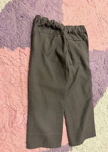 Düğmeli Gri Erkek Çocuk Pantolonu - Görsel 2