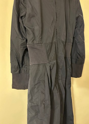 Lacivert Fermuarlı Uzun yağmurluk - Görsel 6