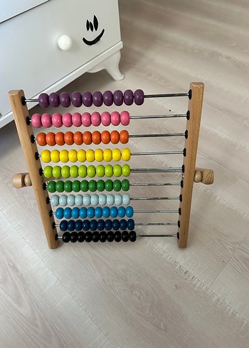 Beden Çok Renkli Ahşap Abaküs Eğitici Oyuncak