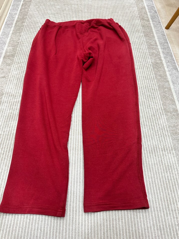 Kırmızı Armani Fermuarlı erkek Eşofman Altı - Görsel 3