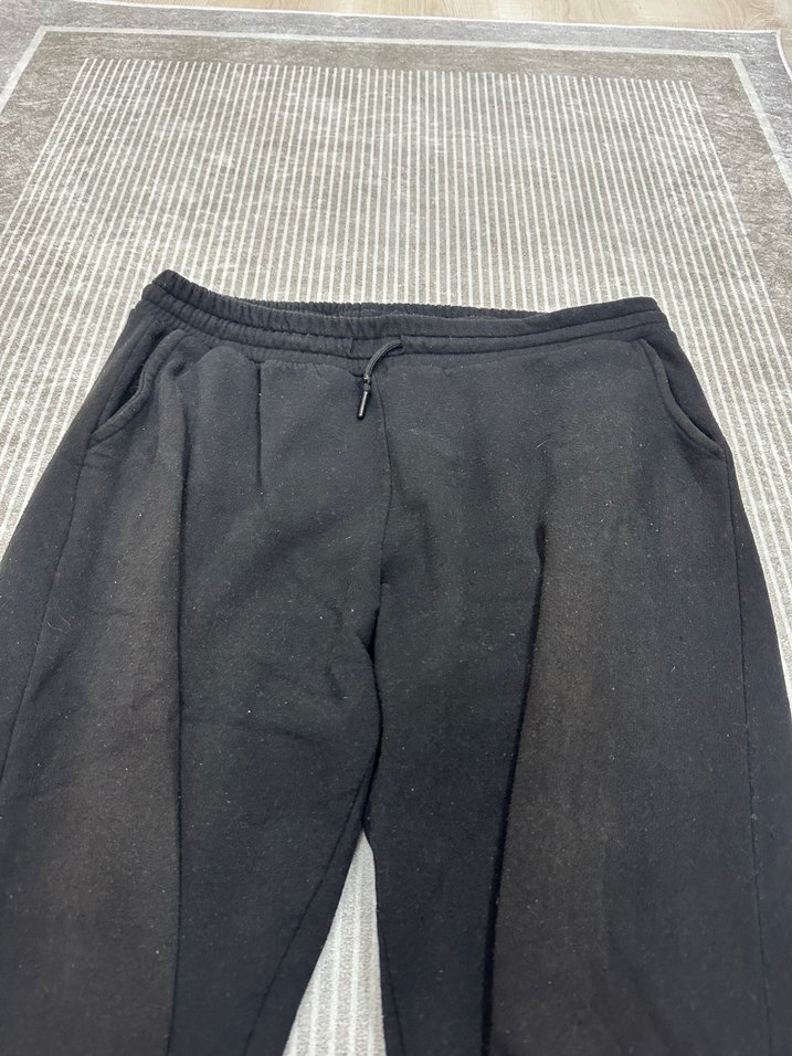 Siyah Rahat Kesim erkek Eşofman Altı - Görsel 2