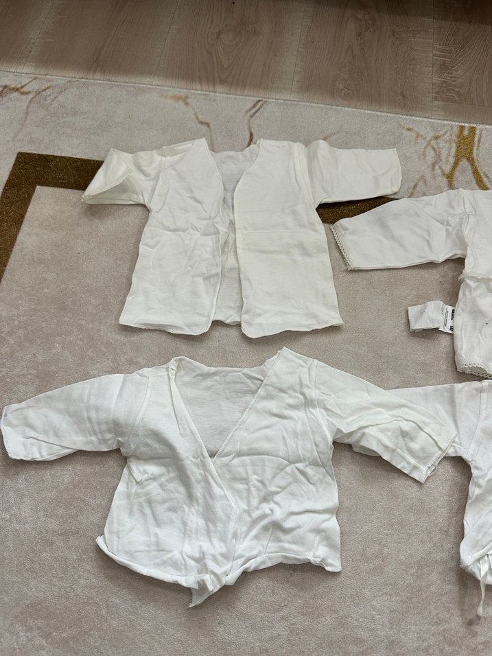 Beyaz Bebek İç Zıbın Seti - Görsel 3