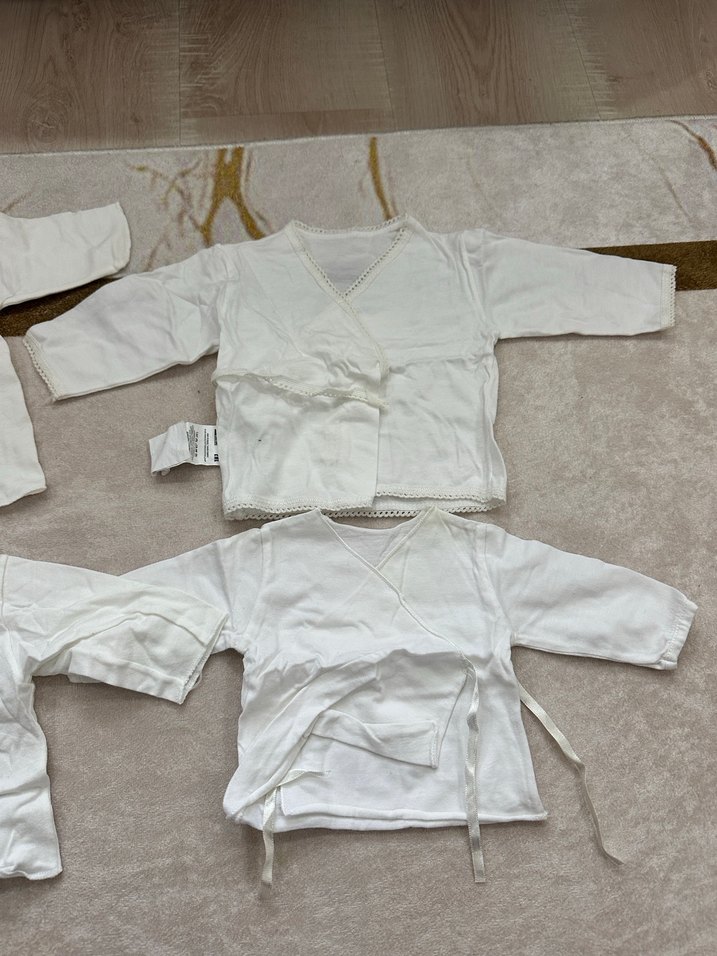 Beyaz Bebek İç Zıbın Seti - Görsel 2