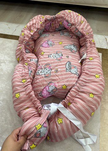 Pembe Desenli Çocuk Uyku Yastığı - Görsel 3
