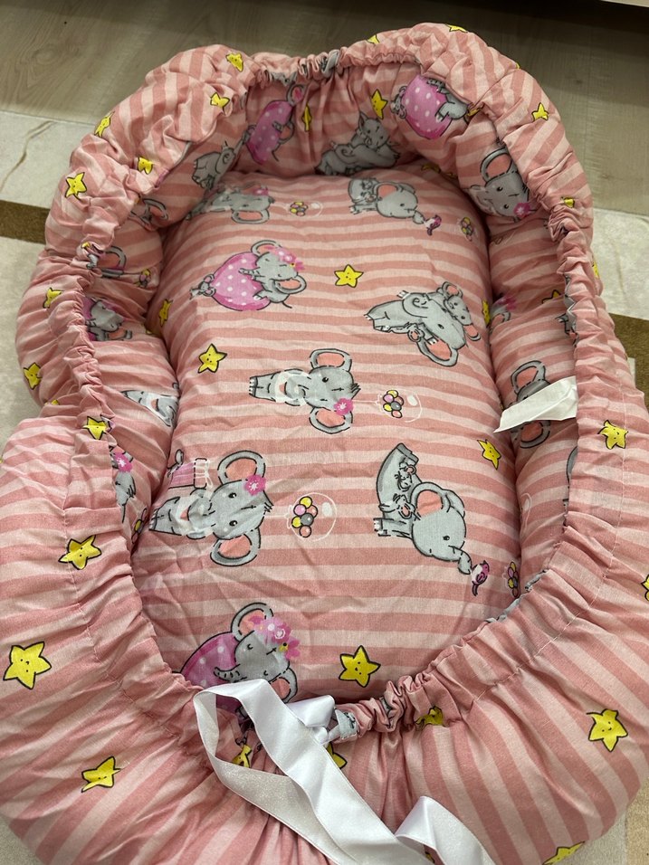 Pembe Desenli Çocuk Uyku Yastığı - Görsel 2