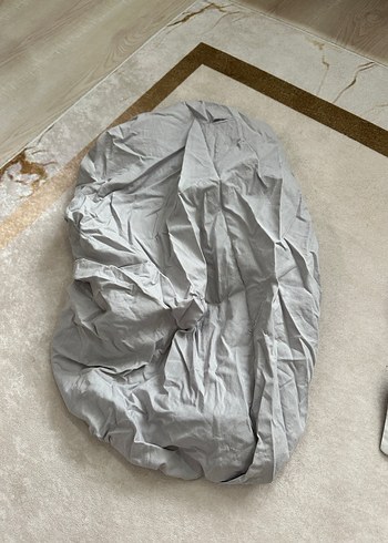 Gri ve Sarı Yıldız Desenli Çocuk puset Seti - Görsel 5