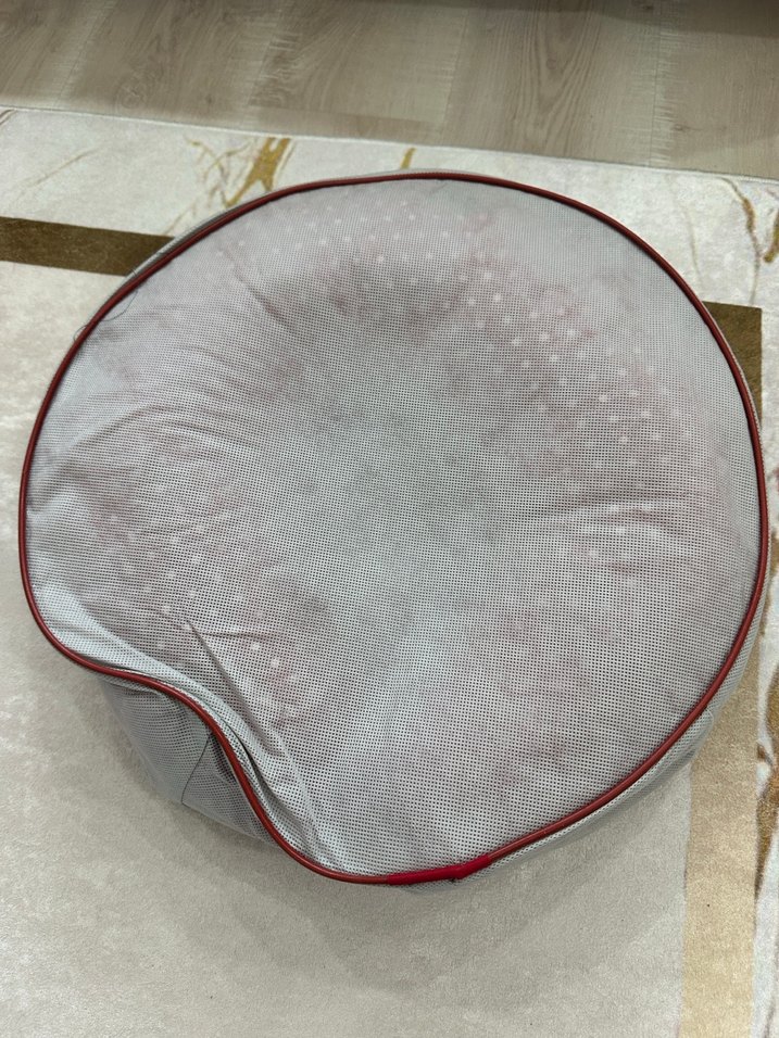 Renkli Baskılı Kırmızı Emzirme ve Hamile Yastığı - Görsel 2