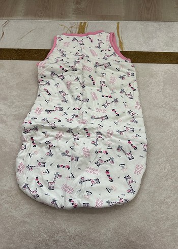 Beyaz Baskılı Bebek Uyku Tulumu - Görsel 5