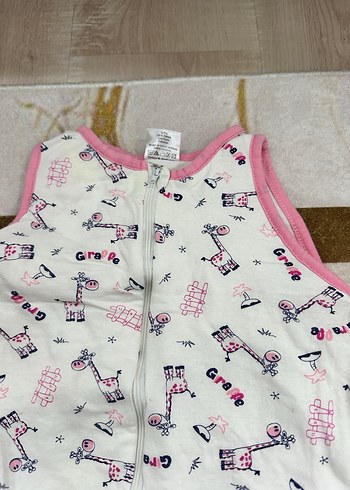 Beyaz Baskılı Bebek Uyku Tulumu - Görsel 3