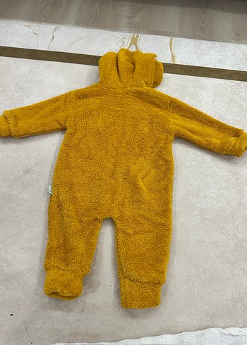 Kahverengi Leopar Desenli Bebek Tulumu - Görsel 3