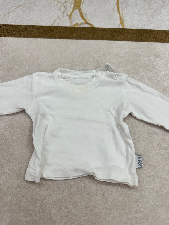 Beyaz Çocuk Uzun Kollu Atlet - Görsel 2