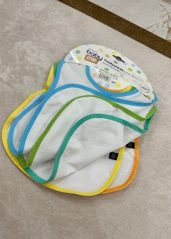 Renkli Çoklu Desenli Bebek Önlüğü - Görsel 2