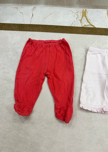 Kız Çocuk Beyaz Pamuklu Tayt - Görsel 3