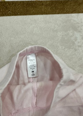 Kız Çocuk Beyaz Pamuklu Tayt - Görsel 5