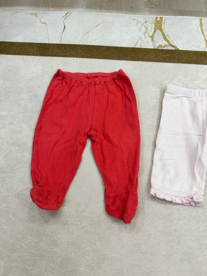 Kız Çocuk Beyaz Pamuklu Tayt - Görsel 3