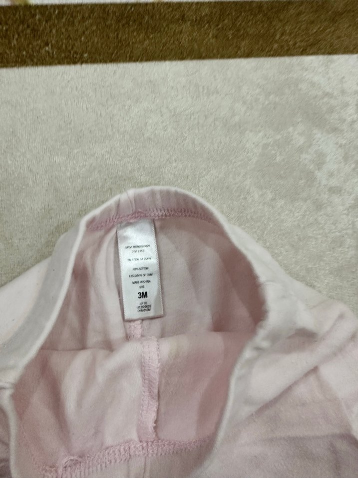 Kız Çocuk Beyaz Pamuklu Tayt - Görsel 5