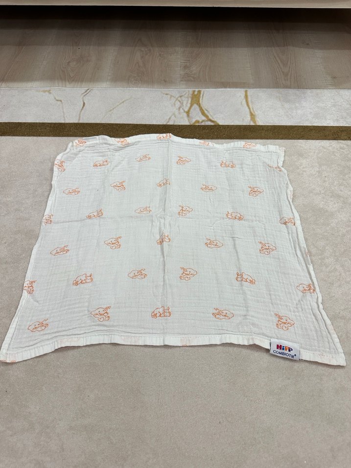 Beyaz Keten Çocuk Battaniyesi - Görsel 2