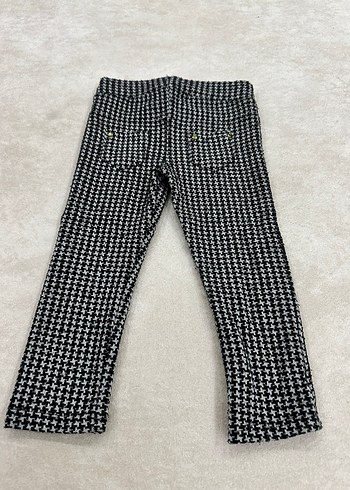 Gri Düğmeli Kadın Kumaş Pantolon - Görsel 2