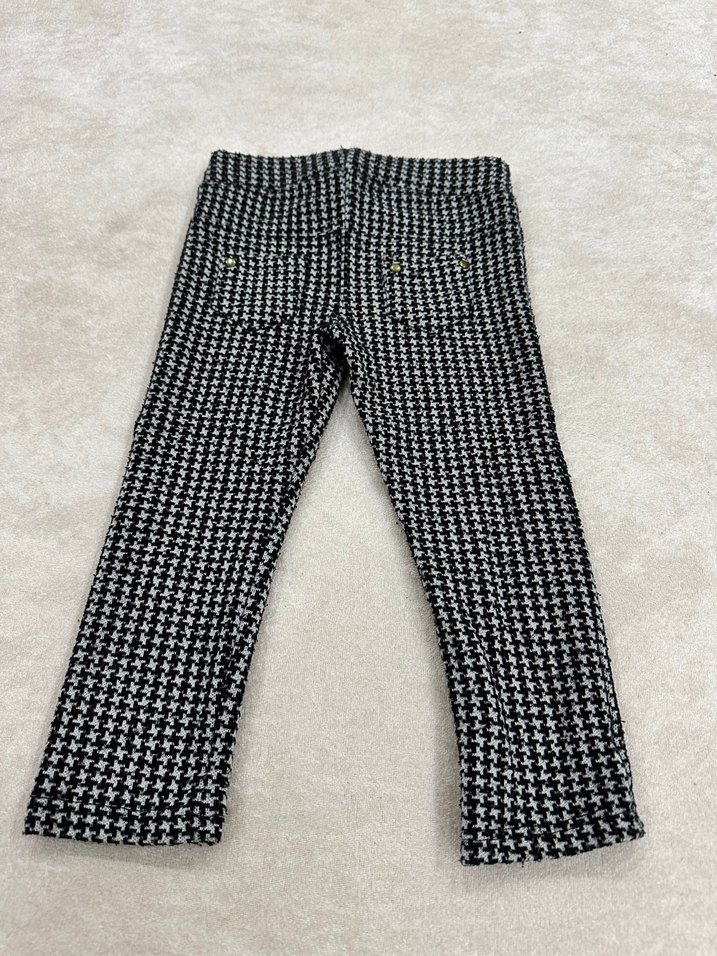 Gri Düğmeli Kadın Kumaş Pantolon - Görsel 2