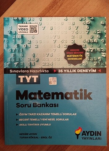 Aydın yayınları tyt matematik 