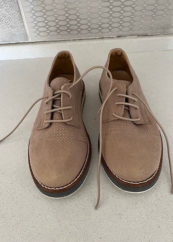 Bej Süet erkek çocuk ayakkabı - Görsel 7