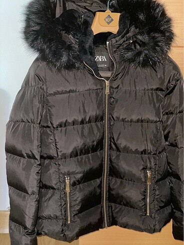 Zara bayan mont orjinal kuş tüylüdür