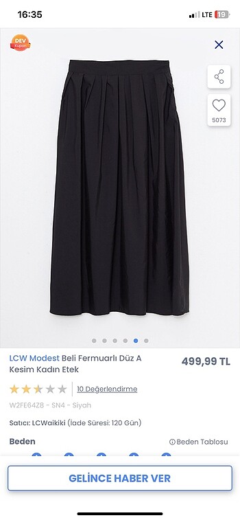 LCW modest Etek