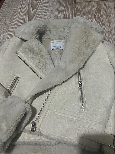 m Beden stradivarius biker mont kürk ceket