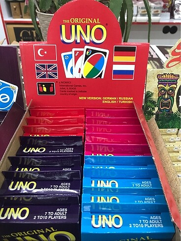  Beden Uno Oyun Kartı