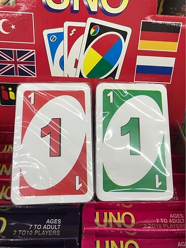 Beden Renk Uno Oyun Kartı