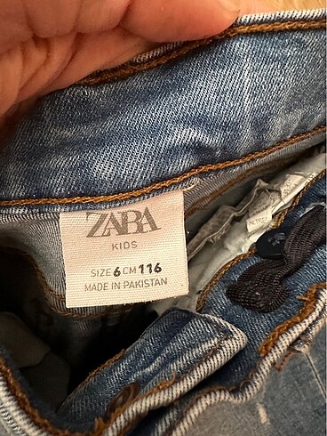 6 Yaş Beden Zara şort