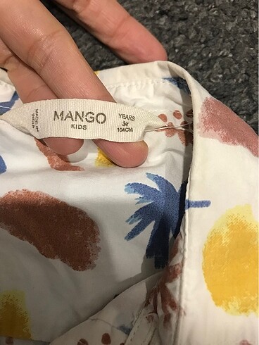 Mango renkli gömlek