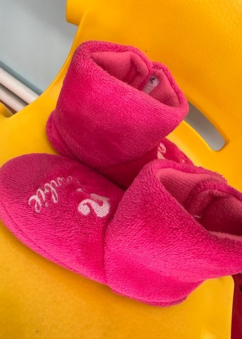 Kız Çocuk Pembe Sıcak Ev Terliği - Görsel 4