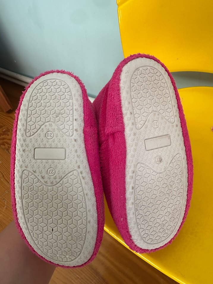 Kız Çocuk Pembe Sıcak Ev Terliği - Görsel 3