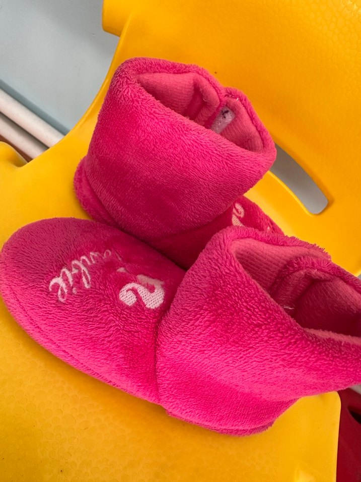 Kız Çocuk Pembe Sıcak Ev Terliği - Görsel 4