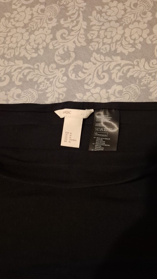 Drapeli Siyah Midi  Etek - Görsel 3