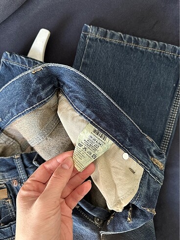 34 Beden lacivert Renk Erkek Sıfır Kot pantolon