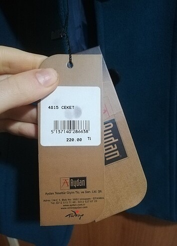 36 Beden yeşil Renk Ceket