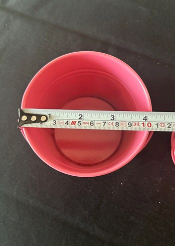 Pembe Renkli Metal Mini Kova Seti - Görsel 2