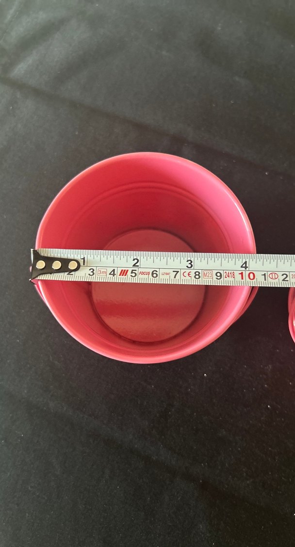 Pembe Renkli Metal Mini Kova Seti - Görsel 2