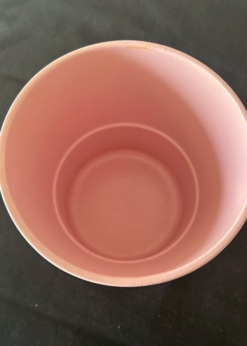 İkea Pastel Pembe Seramik Vazo - Görsel 2